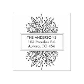 Aangepaste familienaam rubberstempel (Afrduk)