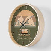 Aangepaste familienaam Tijd om Cabin te verkennen (Hoek)