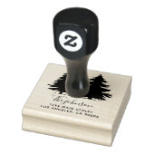 Aangepaste familienaam Trees Retouradres Rubberstempel (Stempel)