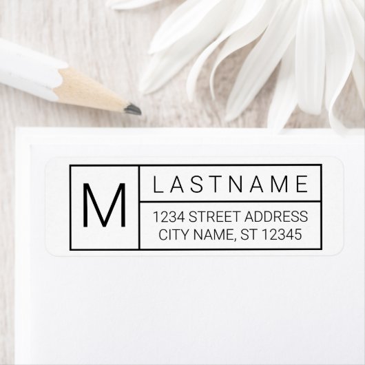 Aangepaste familienaam uit de middeleeuwse tijd -  etiket (Insitu)