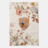 Aangepaste familienaam Western Ranch Theedoek (Verticaal)