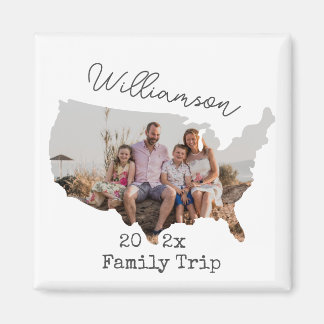 Aangepaste familievakantie Verenigde Staten Road T Magneet