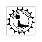 Aangepaste familiezegel 	rubberstempel (Afrduk)