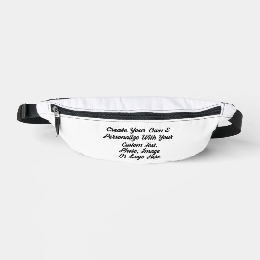 Aangepaste Fanny Pack - Gepersonaliseerde Taille B Heuptasje (Voorkant)