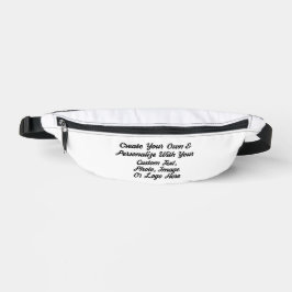 aangepaste fanny pack, gepersonaliseerde voering heuptasje