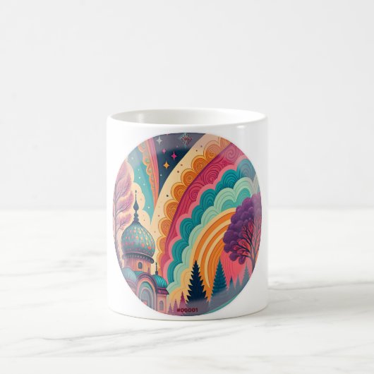 Aangepaste Fantasy Circle Art Mok (Center)