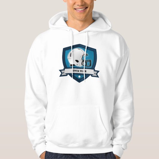 Aangepaste Fantasy Football Mannen Hoodie (Voorkant)