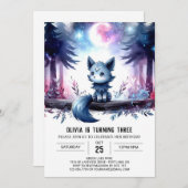 Aangepaste Fantasy Wolf Verjaardag Kaart (Voorkant / Achterkant)