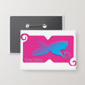 Aangepaste Fatima Graphics Gradiënt Pin Knop Button (Voorkant / Achterkant)