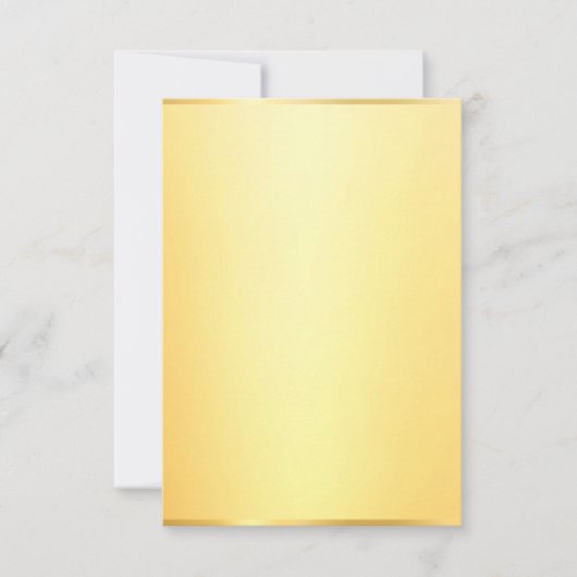Aangepaste Faux Gold Modern Elegant Blank Sjabloon (Voorkant)