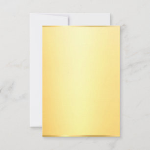 Aangepaste Faux Gold Modern Elegant Blank Sjabloon