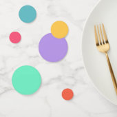 Aangepaste Faux Silver Metallic look Moderne Sjabl Confetti (Groep)