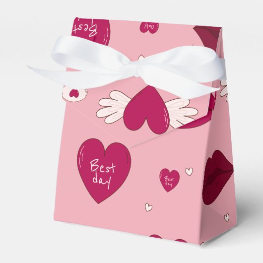 Aangepaste Favor Box Bedankdoosjes (Voorkant Zijde)