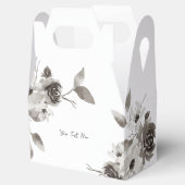 Aangepaste Favor dozen - Sepia Tinten Bedankdoosjes (Geopend)