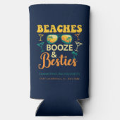 Aangepaste feest voor vrijgezellenparty Stranden D (Achterkant)