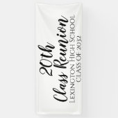 Aangepaste feestbanner voor schoolklasse Reunion Spandoek (Verticaal)
