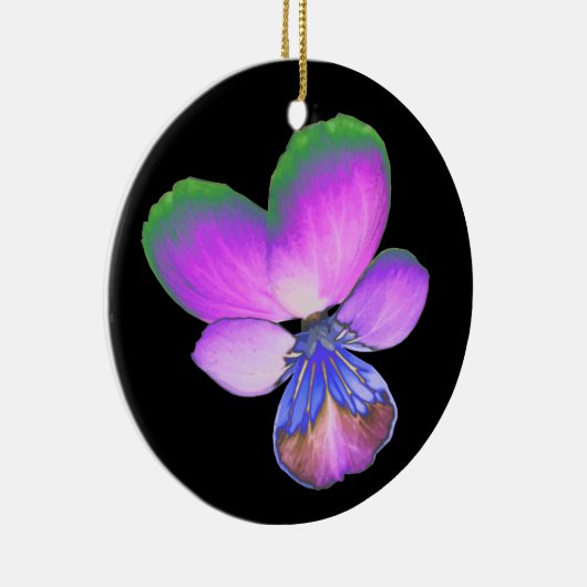 aangepaste feestdag keramisch ornament (Rechts)