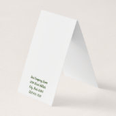 Aangepaste feestdag met eigen status, Kaarten voor (Achterkant)