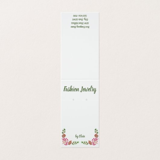 Aangepaste feestdag met eigen status, Kaarten voor (Buitenkant ongevouwen)