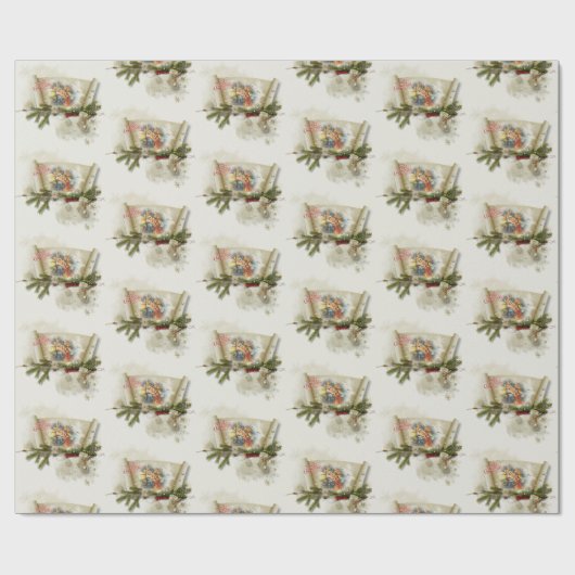 Aangepaste feestdag voor liefdevolle bundeling cadeaupapier (Vlak)