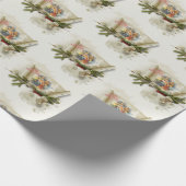 Aangepaste feestdag voor liefdevolle bundeling cadeaupapier (Hoek)