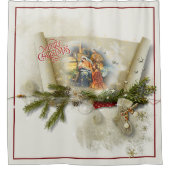 Aangepaste feestdag voor liefdevolle bundeling douchegordijn (Voorkant)