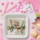 Aangepaste feestdag voor liefdevolle bundeling papieren bordje (Feest)