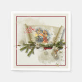 Aangepaste feestdag voor liefdevolle bundeling servet (Voorkant)