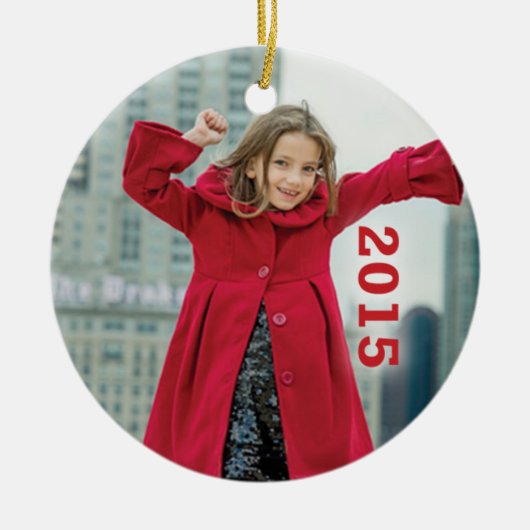 Aangepaste feestdag voor Siena 2015 4 Keramisch Ornament (Voorkant)