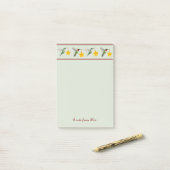 Aangepaste feestdagen Kolibries Post-it® Notes (Op bureau)