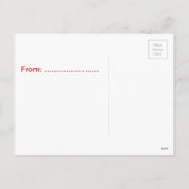 Aangepaste feestdagen met kerstmis (Achterkant)