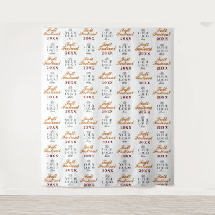 Aangepaste feestelijke achtergrond Step and Repeat Wandkleed