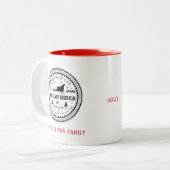 Aangepaste feestelijke kerst Mok (Voorkant links)