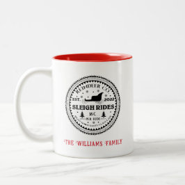 Aangepaste feestelijke kerst Mok