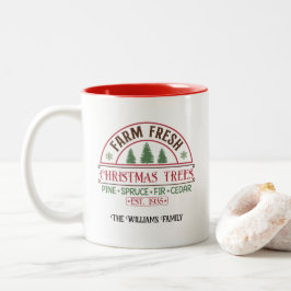 Aangepaste feestelijke kerst Mok