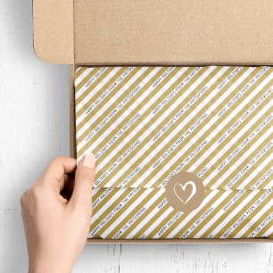 Aangepaste feeststapes   bewerkbare kleuren tissuepapier