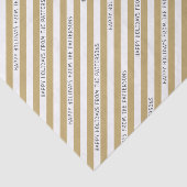 Aangepaste feeststapes | bewerkbare kleuren tissuepapier (Detail)