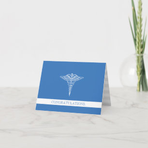 Aangepaste felicitaties voor medische professional kaart