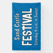 Aangepaste festivalbanner spandoek (Verticaal)