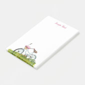 Aangepaste fiets met Notitieblok Post-it® Notes (Schuin)