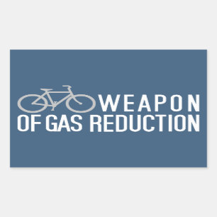 Aangepaste fietstickers rechthoekige sticker