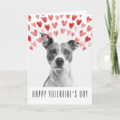 Aangepaste Fijne Valentijnsdag vanaf de hond Kaart (Voorkant)