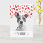 Aangepaste Fijne Valentijnsdag vanaf de hond Kaart (Gele Bloem)