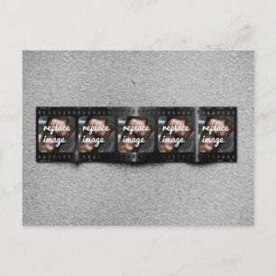 Aangepaste filmstripfoto's briefkaart