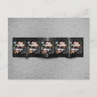 Aangepaste filmstripfoto's briefkaart