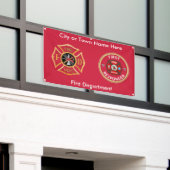 Aangepaste Firemans Cross Outdoorbanner Spandoek (Buitenkant Gebouw)