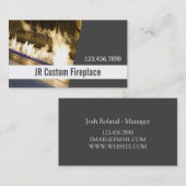Aangepaste Fireplace Services Visitekaartje (Voorkant / Achterkant)
