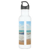 Aangepaste flacon met fotowater met je foto's waterfles  (Achterkant)