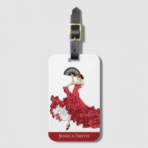 Aangepaste Flamenco Bagagelabel