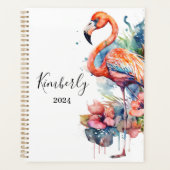 Aangepaste Flamingo Planner (Voorkant)